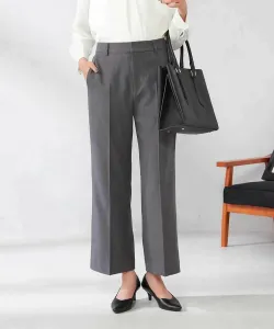 Прямые брюки из камвольной шерсти, пригодные для стирки, простые в уходе, влагоотводящие, быстросохнущие, эластичные Avv, цвет Dark Gray