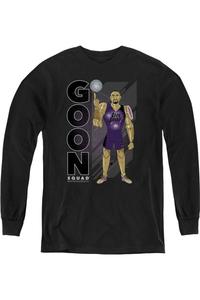 Space Jam 2: Команда Гунов Хронос молодежный худи с длинным рукавом Gildan, черный