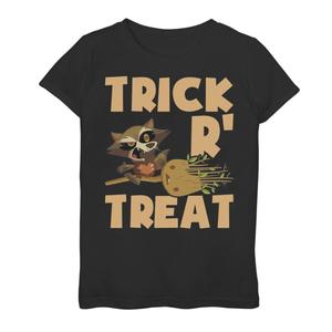 Футболка с рисунком Marvel Rocket And Groot Trick R' Treat для девочек 7–16 лет на Хэллоуин Marvel