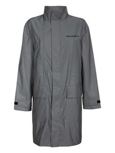 Пальто из техноткани Karl Lagerfeld, серый