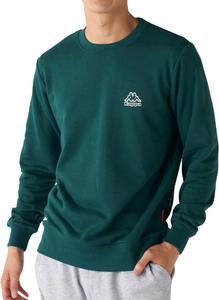 Мужская толстовка Kappa 245362 с логотипом One-Point, зеленый