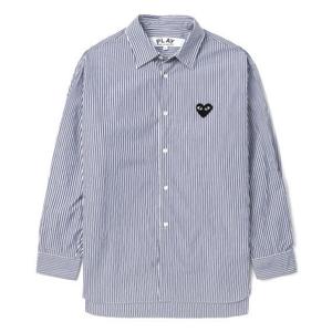 CDG Play Рубашка унисекс синяя