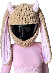 Чехол для шлема CYYFULE-888, бежевый / розовый