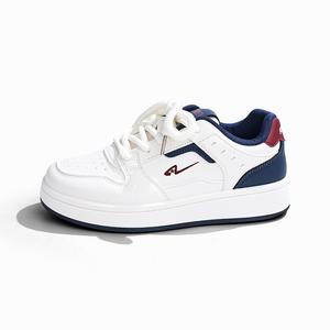 RENBEN Нескользящие легкие низкие кроссовки для скейтбординга женские бежево-темно-синие