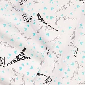 Комплект простыней с принтом Betsey Johnson, цвет Paris Blue