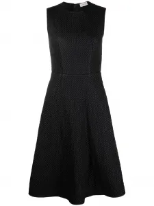 Расклешенное платье без рукавов MONCLER, черный