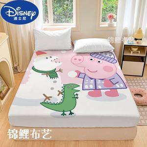 Disney Простыня на резинке 150х200 см, детская, с принтом Peppa Pig 13