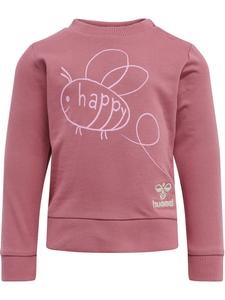 Hummel Детская толстовка Hmlfree на кнопках, цвет HEATHER ROSE