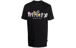 PHILIPP PLEIN Футболка мужская Black Crew Neck Moderate Straight Fit