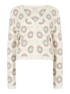 Apricot Вязаный кардиган в цвете Cream