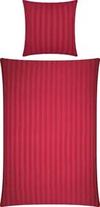 Постельное белье Fürth "винно-красное 1х 135х200 см + 1х 80х80 см" Erwin Müller