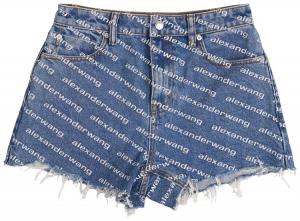 Шорты Alexander Wang Bite Shorts, синий