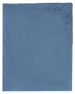 Простыня на резинке ANRO LUNA-Laken, синий - ширина: 140 см