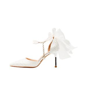 Тонкие каблуки Высокие каблуки 8 см Женские RoseDoris Белый