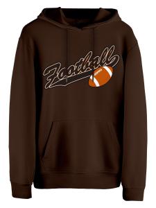 Толстовка Cotton Prime American Football, шоколадный