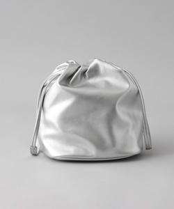 Сумка через плечо на завязках, имитирующая кожу Coen, цвет Silver
