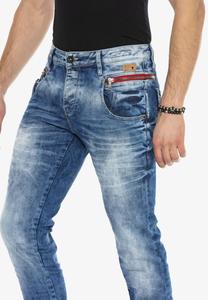 Джинсы облегающего кроя Cipo & Baxx, синий