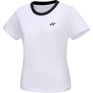 Тренировочная футболка YONEX для женщин, светло-серый голубой