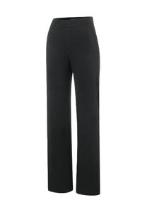 Брюки из ткани с эластичным поясом Mac, черный