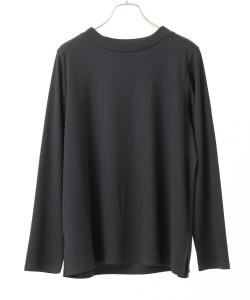 Топ с высоким воротником в рубчик для невысоких девушек Eur3, цвет Black(94)