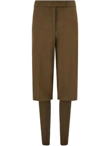 Строгие брюки Ferragamo, зеленый