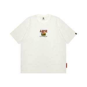 Футболка с принтом от A Bathing APE Aape, белый