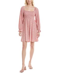 МАРИОН Платье мини со сборками MARION, красный