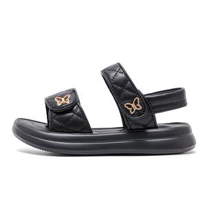 Детские сандалии Warrior с противоскользящей подошвой и дышащим верхом черные Kids'