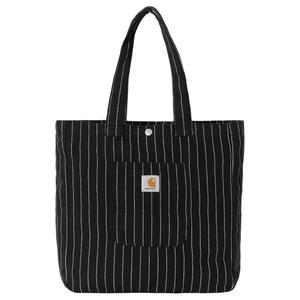 Carhartt WIP Хлопковая сумка-шоппер унисекс черная, Black