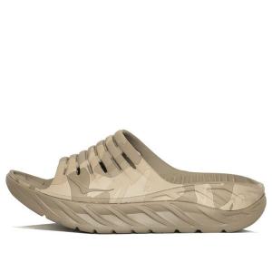 Тапочки ora recovery slide 'dune oxford tan' Hoka One One, мультиколор