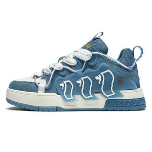 Кроссовки для скейтборда унисекс с низким верхом, джинсовые, синий Sk.Trip