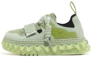 Кроссовки OETZI Skateboarding Shoes Unisex Low-top Grey/Green, зеленый