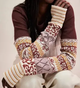 Вязаный топ All In Cuff в шоколадной расцветке Free People