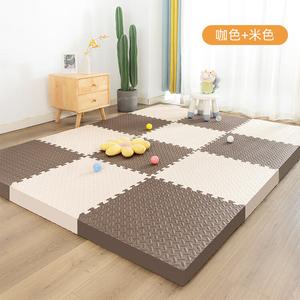 Budis Ковер 30х30 см из вспененного материала для детей, набор 20 шт, усиленная кромка, цвет кофе+бежевый, толщина 2,5 см