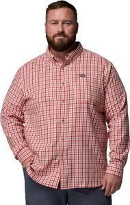 Мужская рубашка Columbia Rapid Rivers II с длинным рукавом, Mtn Red Trail Crossing Gingham