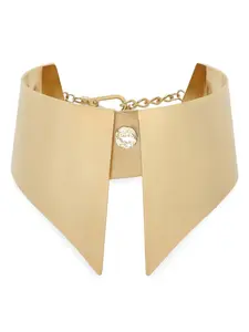 Декорированное колье-воротник Dolce & Gabbana, золотистый