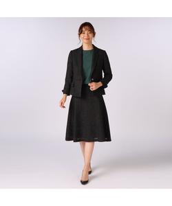 юбка из шерстяной льняной сетки