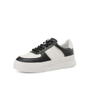 Кеды, скейтборд обувь женская низкая Boerdiqi, белый/черный