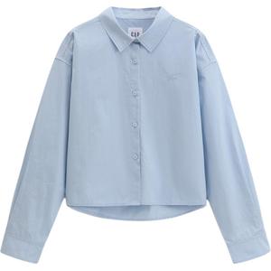 Женская рубашка GAP, светло-голубой