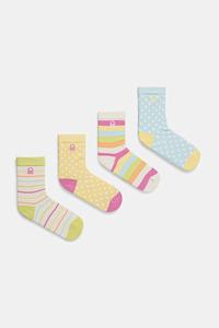 Детские носки 4 пары United Colors Of Benetton, желтый