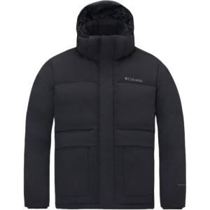 Пуховая куртка унисекс с капюшоном, утепленная, другие Columbia, черный