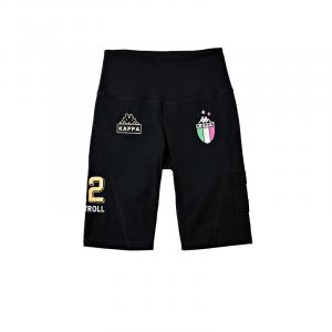 Kappa Спортивные шорты Women's Black, Neon Orange Yellow
