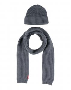 Комлпект из шапки и шарфа Dsquared2, серый