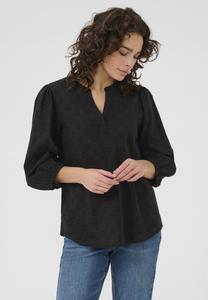 Блуза Kaffe Blouse, Black Deep/Mottled Black