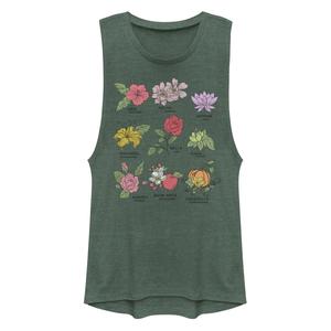 Типы цветов для юных принцесс Диснея. Мышечный танк Licensed Character