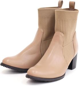 Женские классические модные сапоги RiiiKa (リーカ), Beige