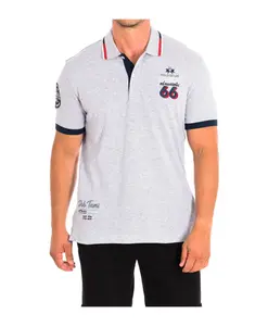 Рубашка-Поло с коротким рукавом La Martina, серый