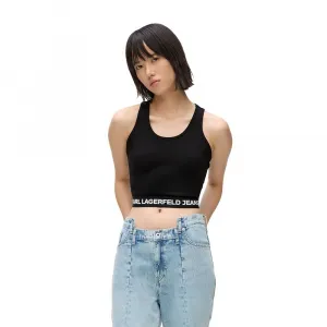 Топ Karl Lagerfeld Jeans B1W17048, черный