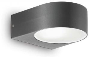 Уличный настенный светильник Ideal Lux Iko, черный