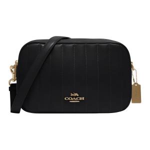 Кожаная сумка для фотоаппарата Jes, плечевая сумка, сумка через плечо среднего размера женская черная COACH